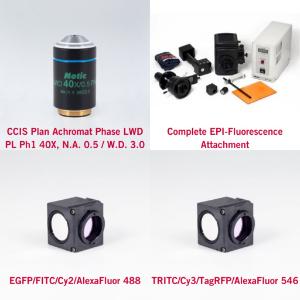 AE31E inverted microscope accessories