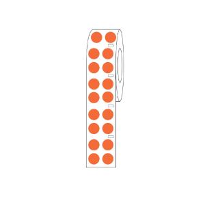 Orange cryogenic dot, RL4000, 13 mm