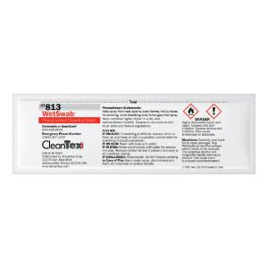 Presaturated cleaning swab packet