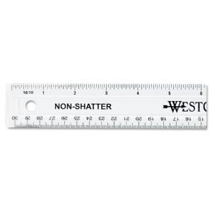 Westcott® Non-Shatter Flexible Ruler, Essendant