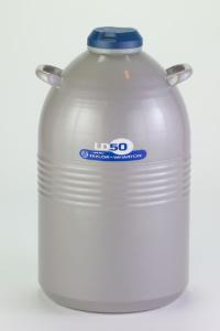 LD50 designed for storing and dispensing small amounts of liquid nitrogen.
