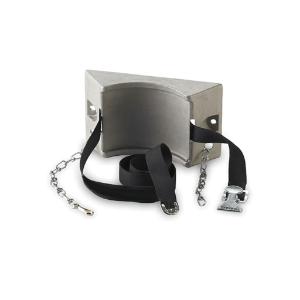 Wall bracket with strap and chain