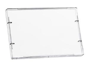 Auto-sealing PCR plate lid, back