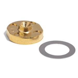 Gold plated inlet seal with washer