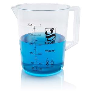 Diamond® Essentials™ Griffin beakers, with handle, 2000 ml