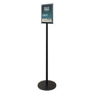 deflect-o® Double-Sided Magnetic Sign Stand, Essendant