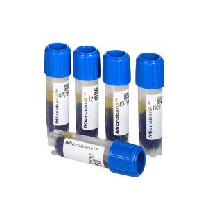 Microbank blue vials