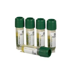 Microbank green vials