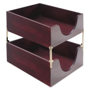 Carver™ Hardwood Stackable Desk Trays