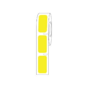 Yellow cryogenic rectangle, RL1000, 27×13 mm