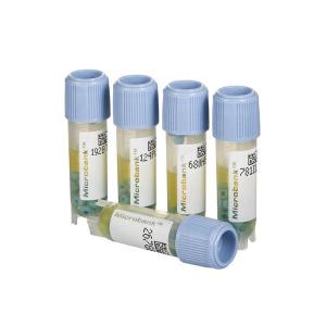 Microbank light blue vials