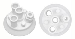 Accessories for Seven-Neck Reaction Vessel Lids and Adapters, 100 mm, Chemglass
