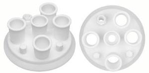 Eight-Neck Reaction Vessel Lids and Adapters, 200 mm, Chemglass