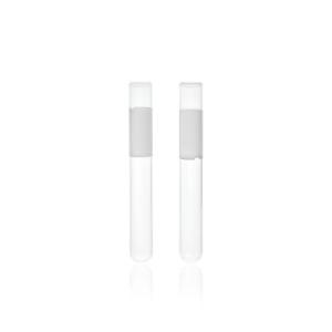 Soda lime glass tube with vertical labels