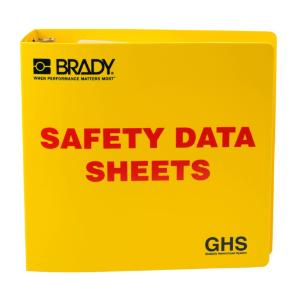 Safety Data Sheet Binders, Brady®