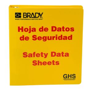 Safety Data Sheet Binders, Brady®
