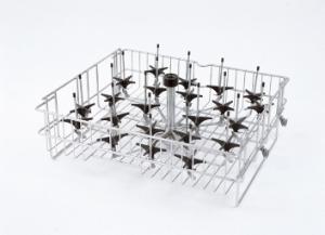 Top and Bottom Spindle Rack Set; Bottom full rack with 22 spindles, top full rack with 22 spindles