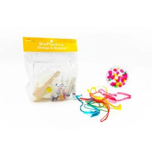 Bioplastic sequins strings