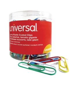Universal® Wire Paper Clips, Vinyl Coated, Essendant LLC MS