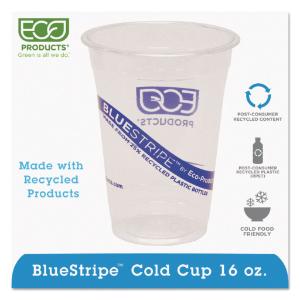 Eco-Products® Recycled Content Clear Plastic Cold Drink Cups, Essendant