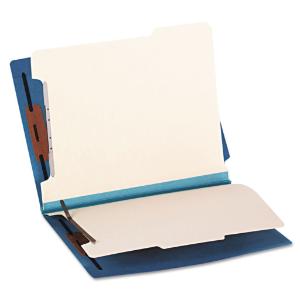 Smead® Colored End Tab Classification Folders with Dividers