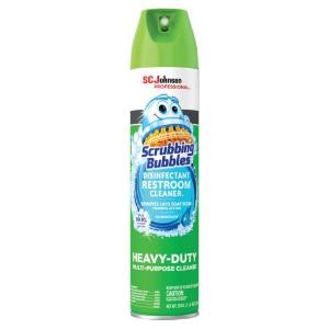 Disinfectant Restroom Cleaner II, Rain Shower Scent, 25 oz Aerosol Spray, 12/Carton