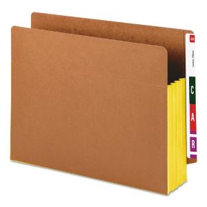 Pocket, straight, yellow/redrope, 10/box
