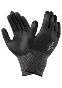 HyFlex 11-840 Lightweight Light-Duty Nylon-Spandex Gloves Palm Coated Ansell
