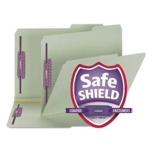 Smead® Expanding Recycled Pressboard Folders With SafeShield™ Coated Fasteners
