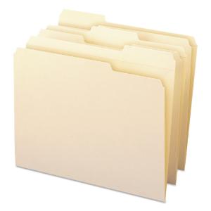 Smead® 100% Recycled Reinforced Top Tab File Folders