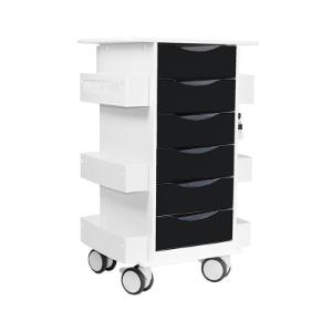 Core 6D cart with black drawers