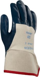 Hycron 27-607 Jersey-Lined Gloves with 3/4 Dipped Nitrile Safety Cuff Ansell