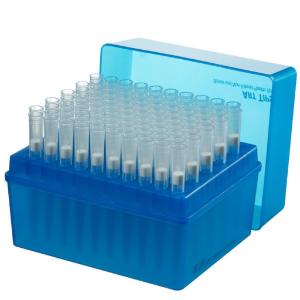 Barrier pipette tips in lift-off lid rack