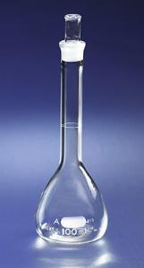 PYREX® Flask with Stopper, Volumetric, Class A