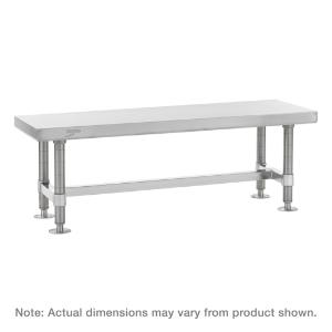 Metro stainless steel gowning bench