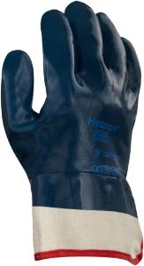 Hycron 27-805 Jersey-Lined Gloves with Full Nitrile Coating Safety Cuff Ansell