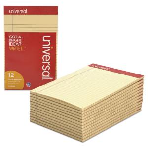 Universal® Fashion Colored Perforated Ruled Writing Pads, Essendant