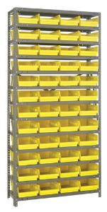 Economy 4" High Shelf Bin Shelving System, Quantum Storage Systems