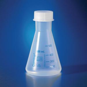 Erlenmeyer flask with screw cap