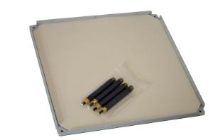 Stacking tray accessory for laboratory rocker