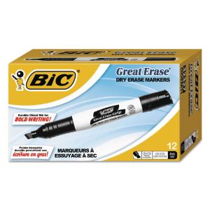 BIC® Great Erase® Chisel Dry Erase Marker