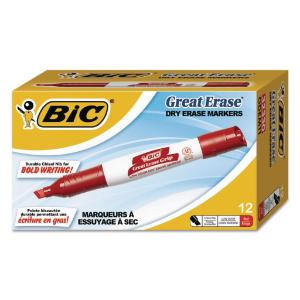 BIC® Great Erase® Chisel Dry Erase Marker