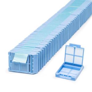 Biopsy cassettes in QuickLoad™ Stacks, Micromesh™, M407T, blue