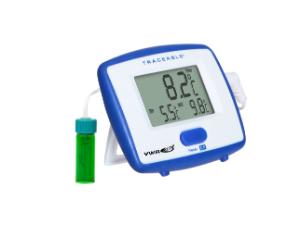Sentry thermometer with vaccine bottle probe