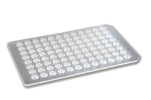 Microplate cover, thick pre-cut