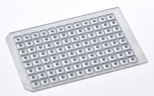 Microplate cover, thick pre-cut