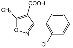 3-(2-Chlorophenyl)-5-methylisoxazole-4-carboxylic acid 98%