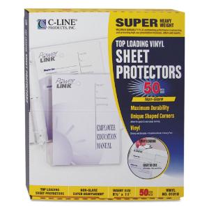 Protector, clear, 50 box
