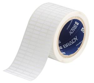 Workhorse® series open 3" core high performance polyester labels, white