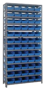 Economy 4" High Shelf Bin Shelving System, Quantum Storage Systems